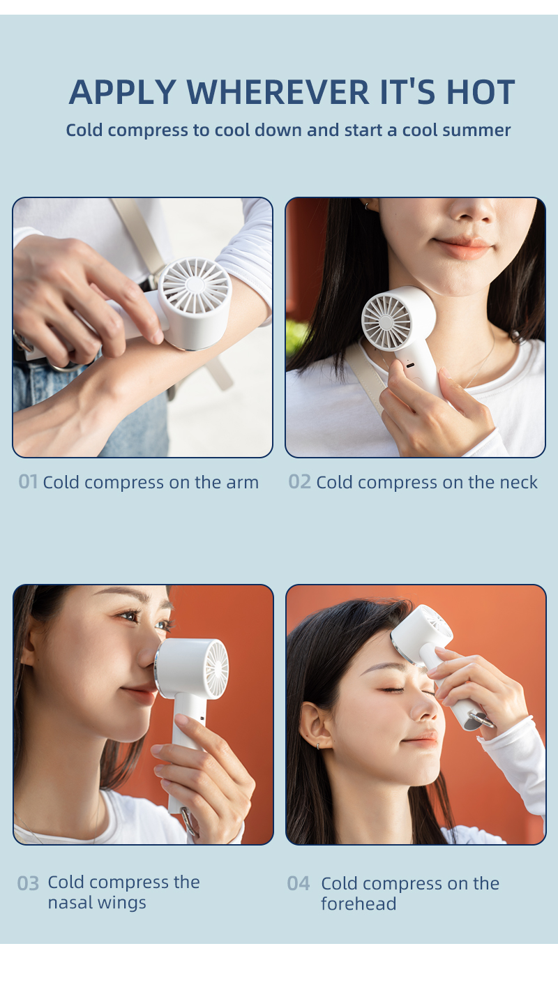 Refrigeration Handheld Fan YWF006 – portable fan detail 5