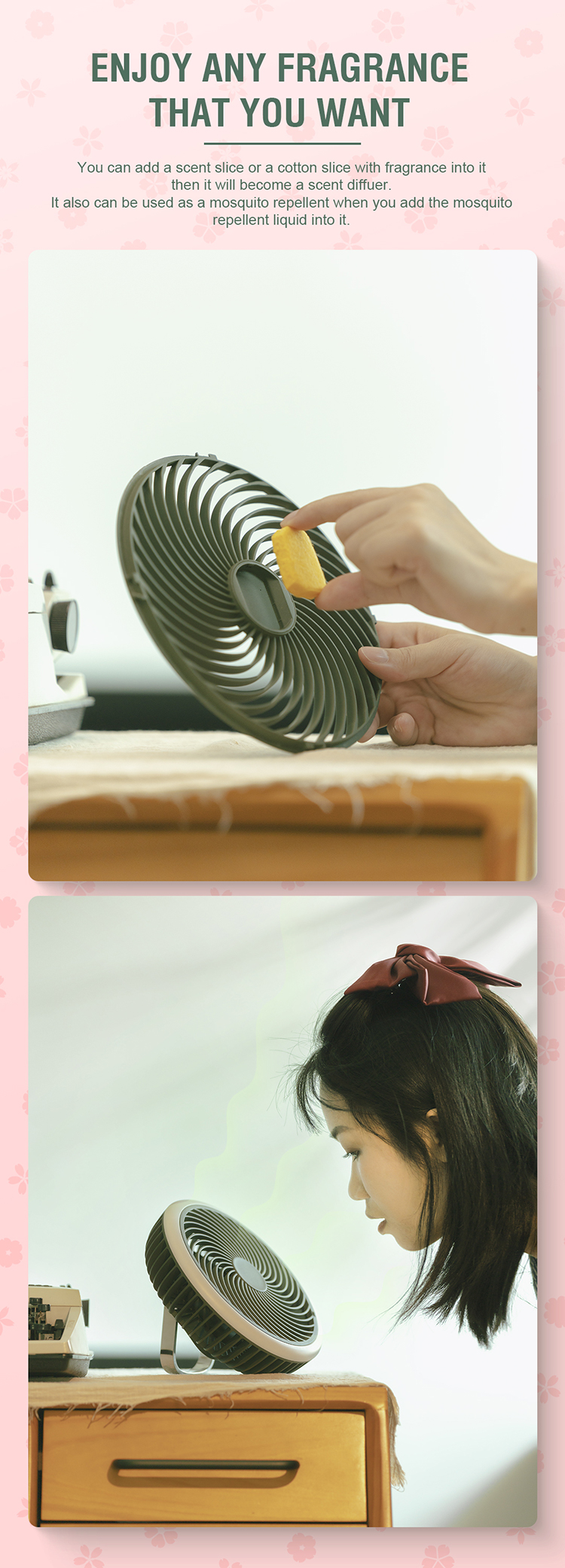 Portable Camping Fan YWF018 – portable fan detail 4