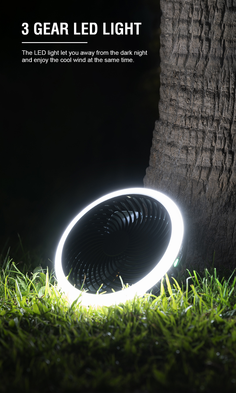 Portable Camping Fan YWF018 – portable fan detail 6