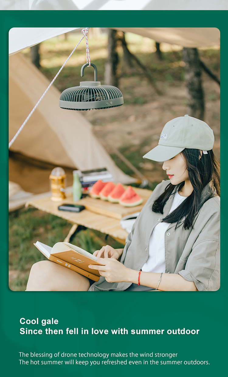 Portable Camping Fan YWF017 – portable fan detail 3