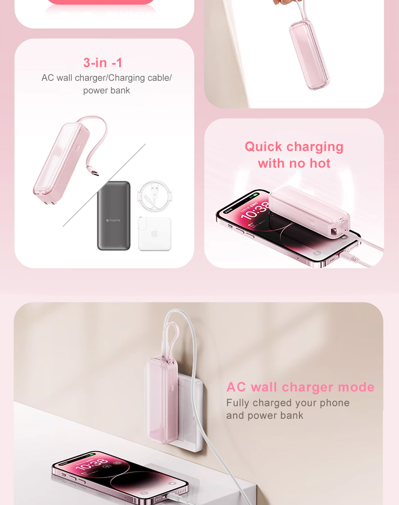 Potable Power Bank YWPB001 – mobile accessory detail 3