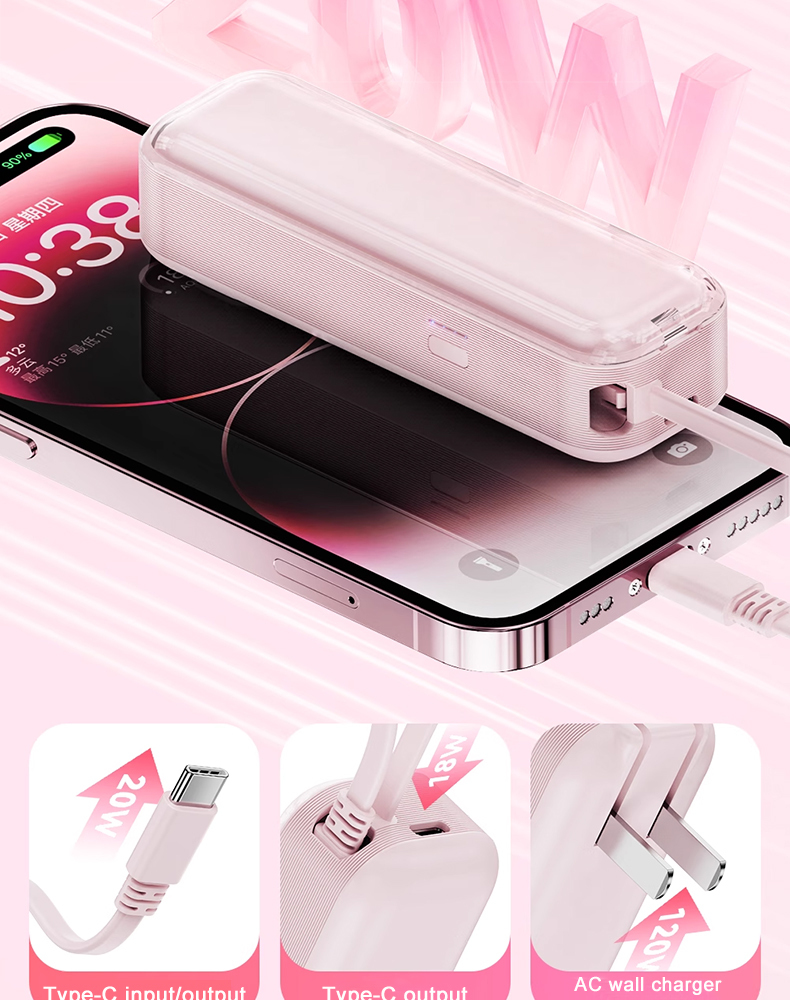 Potable Power Bank YWPB001 – mobile accessory detail 8