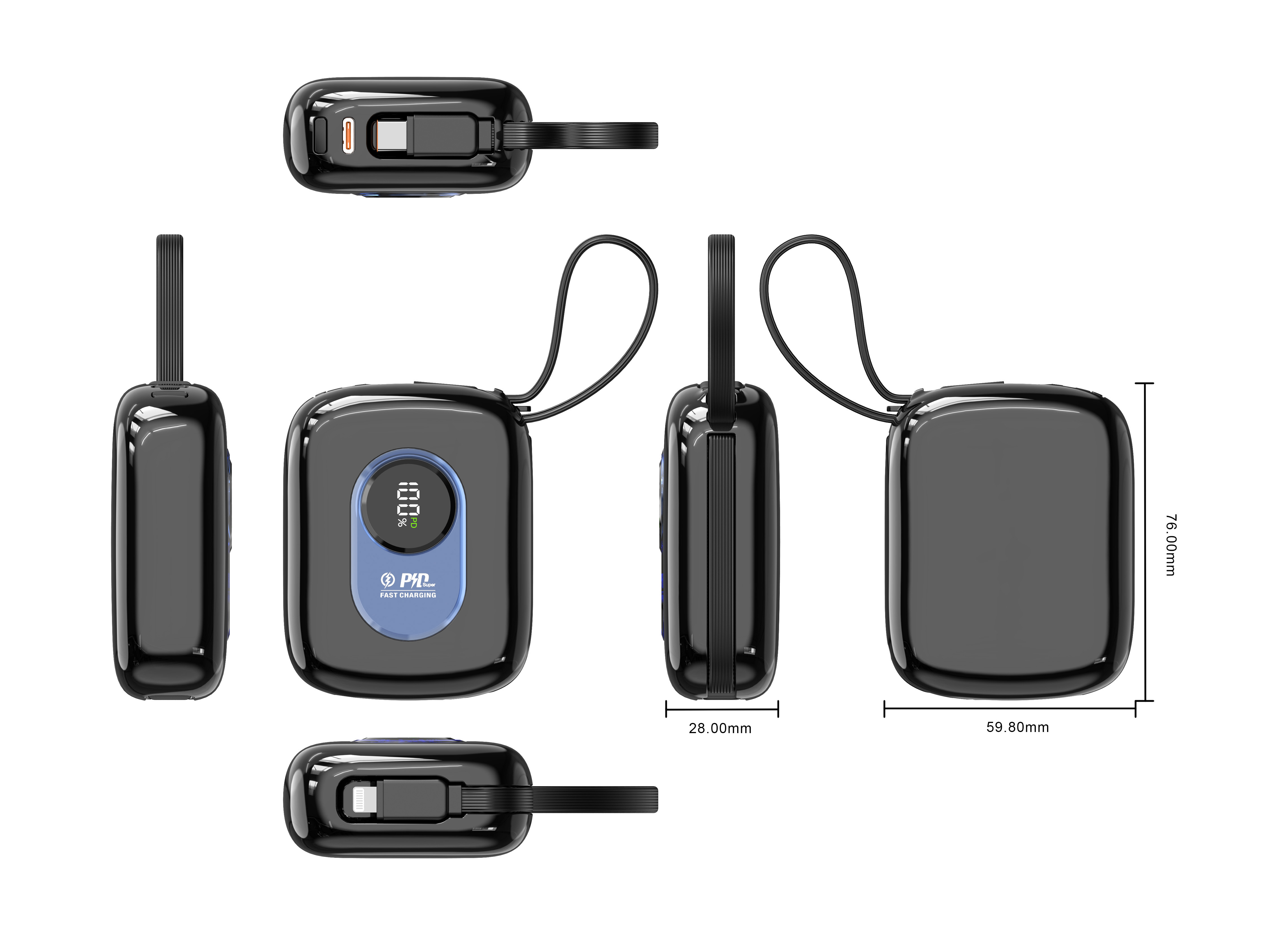 Potable Power Bank YWPB007 – mobile accessory detail 9