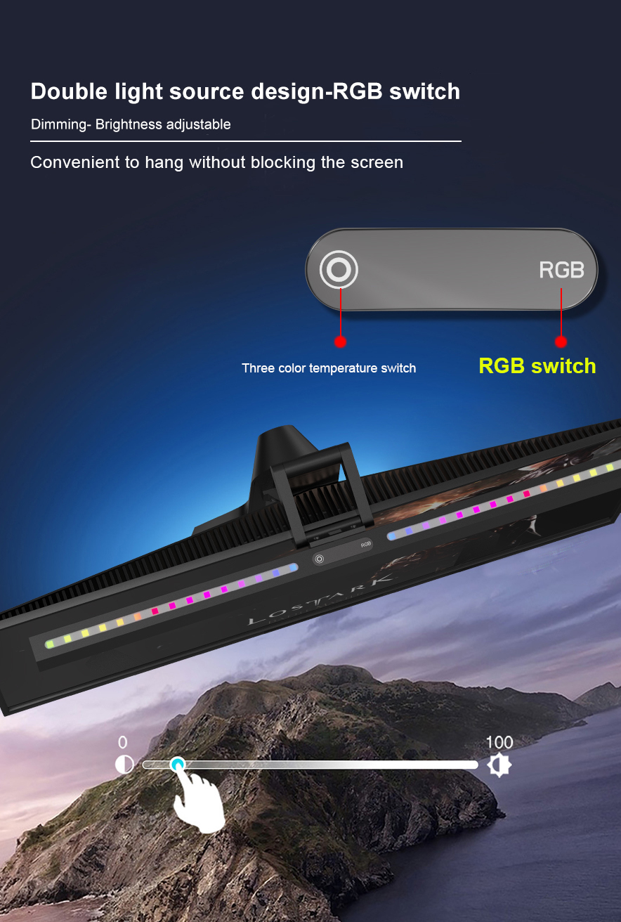 Monitor Light Bar YWD004 – monitor light detail 3