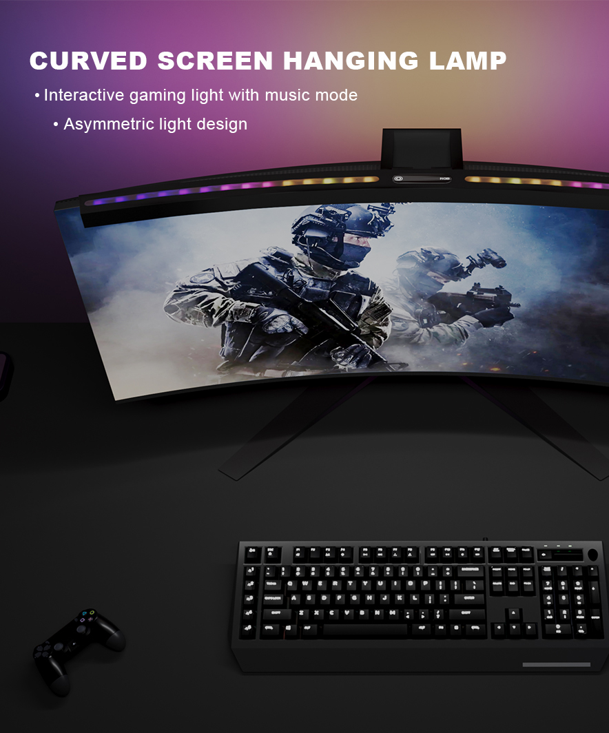 Monitor Light Bar YWD005 – monitor light detail 1