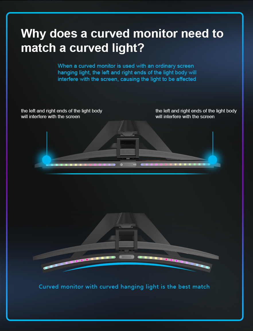 Monitor Light Bar YWD005 – monitor light detail 8