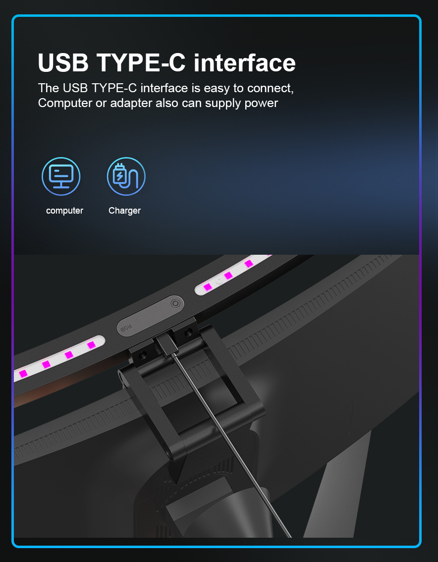 Monitor Light Bar YWD005 – monitor light detail 9