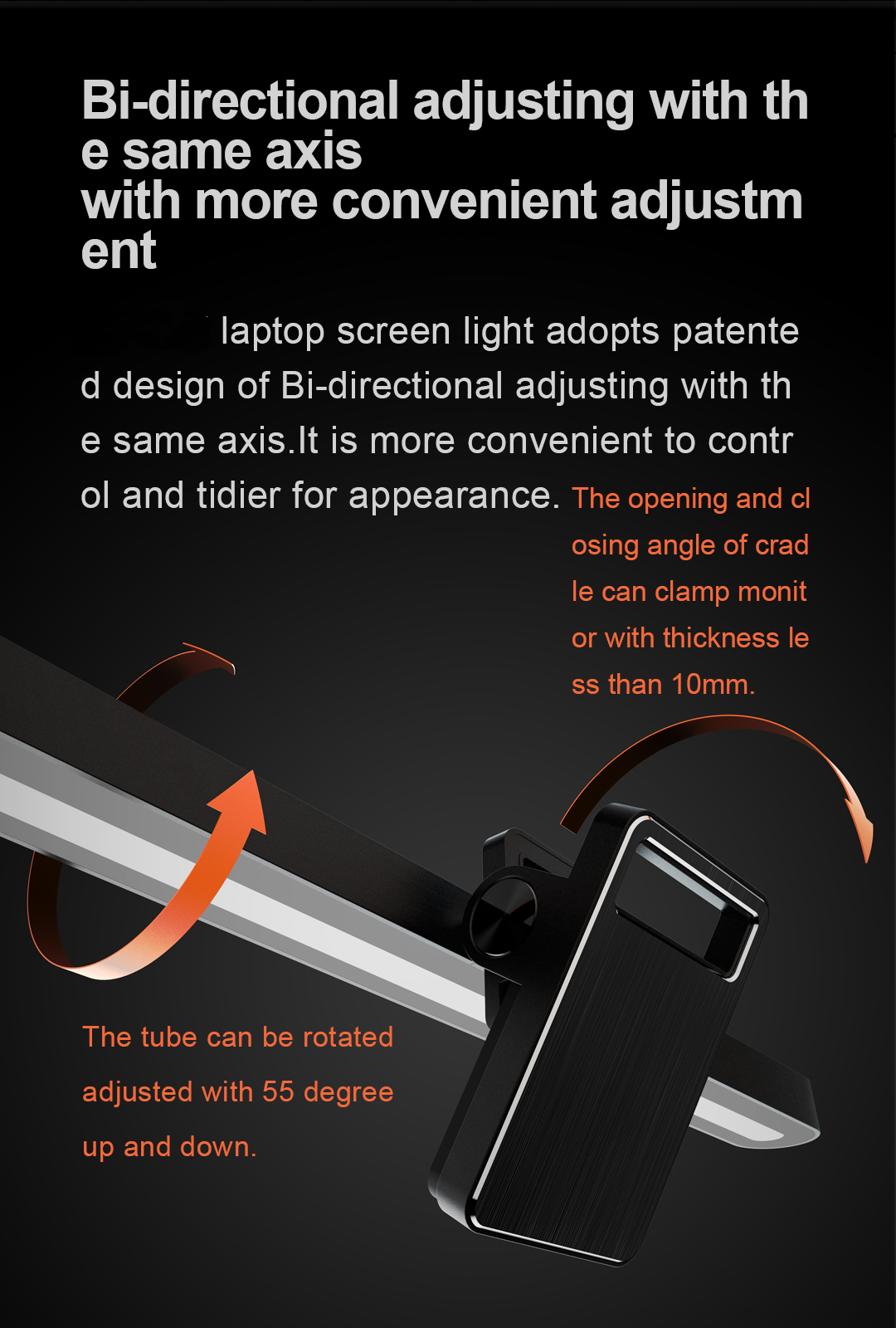 Monitor Light Bar YWD006 – monitor light detail 5