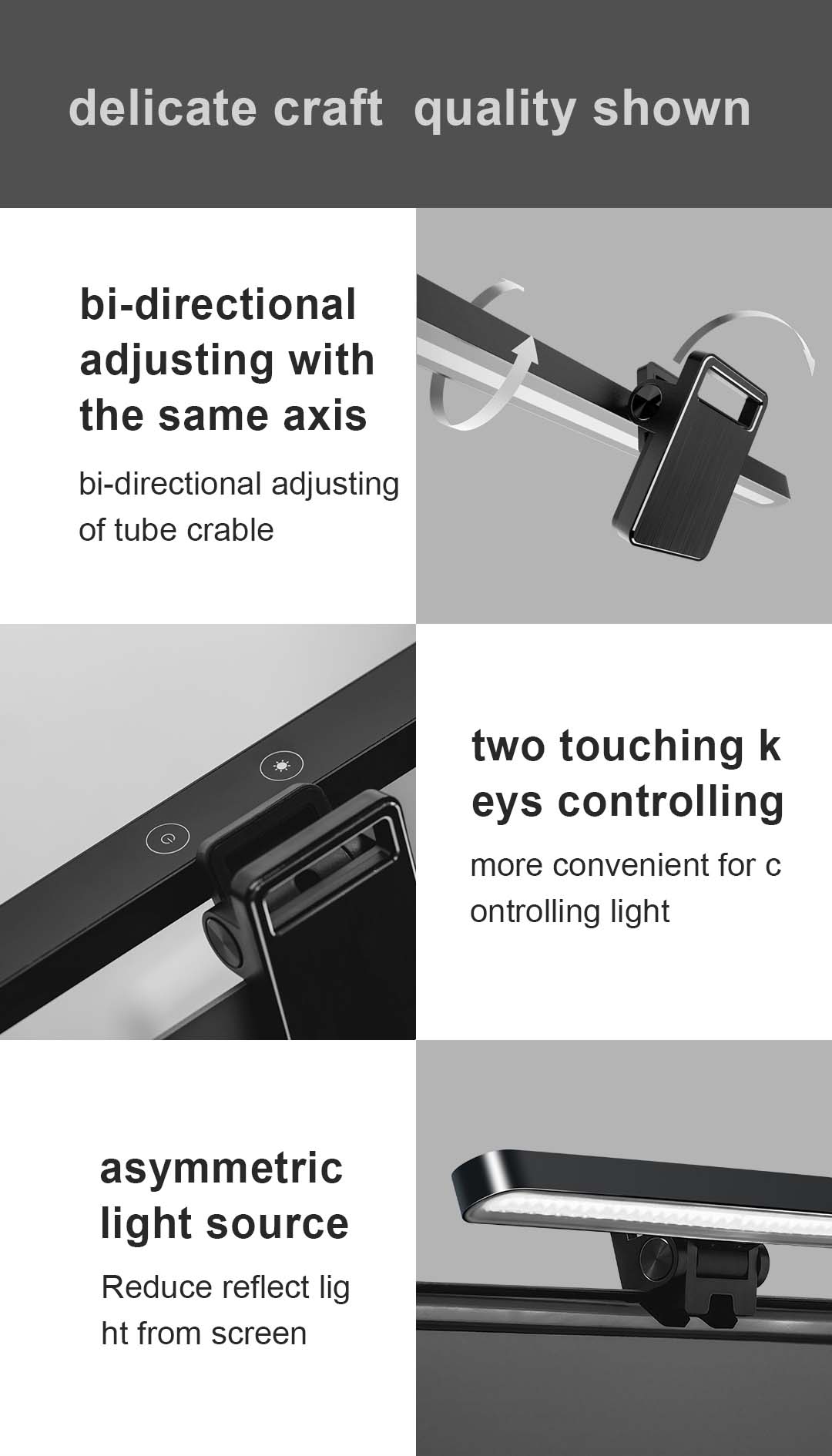 Monitor Light Bar YWD006 – monitor light detail 12