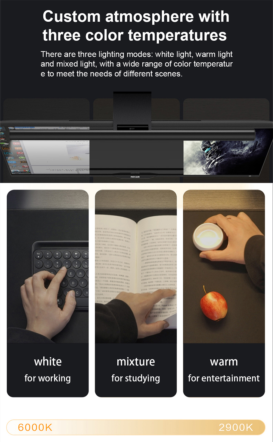 Monitor Light Bar YWD007 – monitor light detail 7