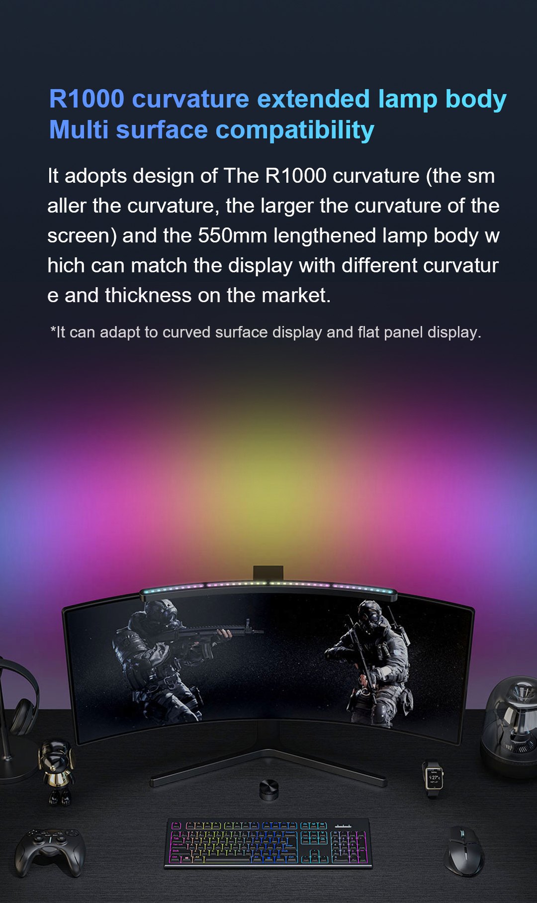 Monitor Light Bar YWD009 – monitor light detail 5