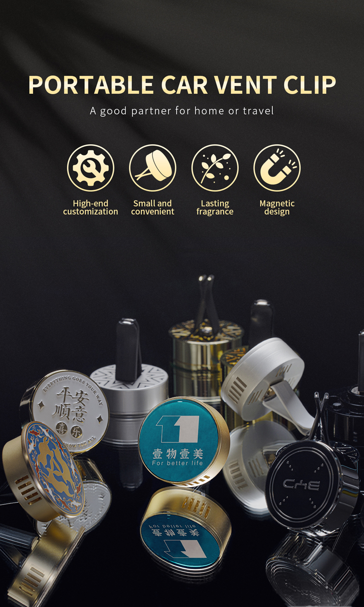 YWYM Vent Car Clip YWS002 – aroma diffuser detail 1
