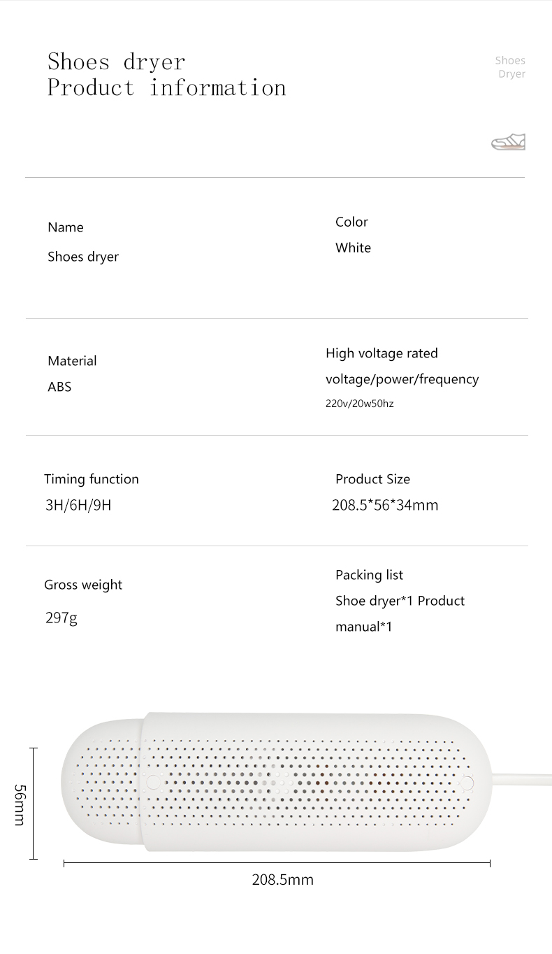 Extendable Shoes Dryer YWA006 – shoe dryer detail 14