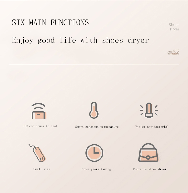 Extendable Shoes Dryer YWA006 – shoe dryer detail 2