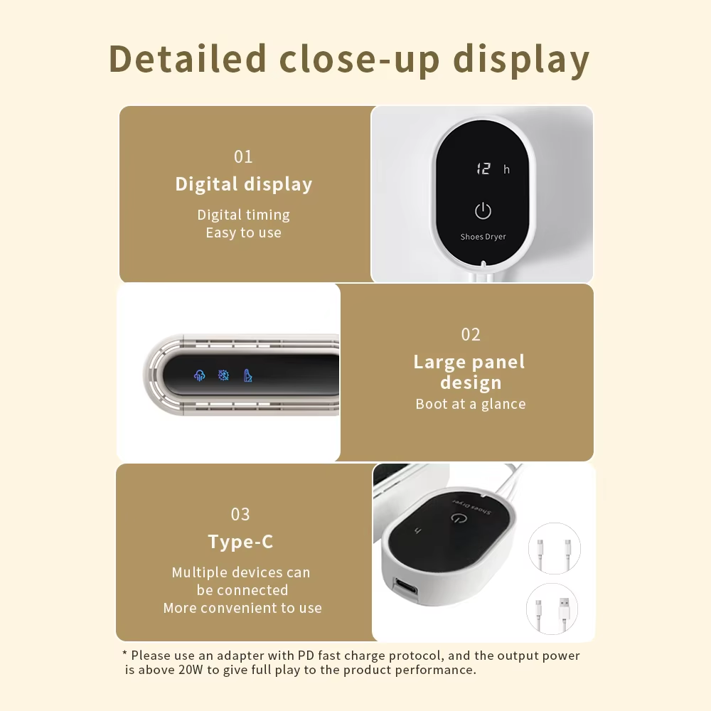 Extendable Shoe Dryer YWA014 – shoe dryer detail 13